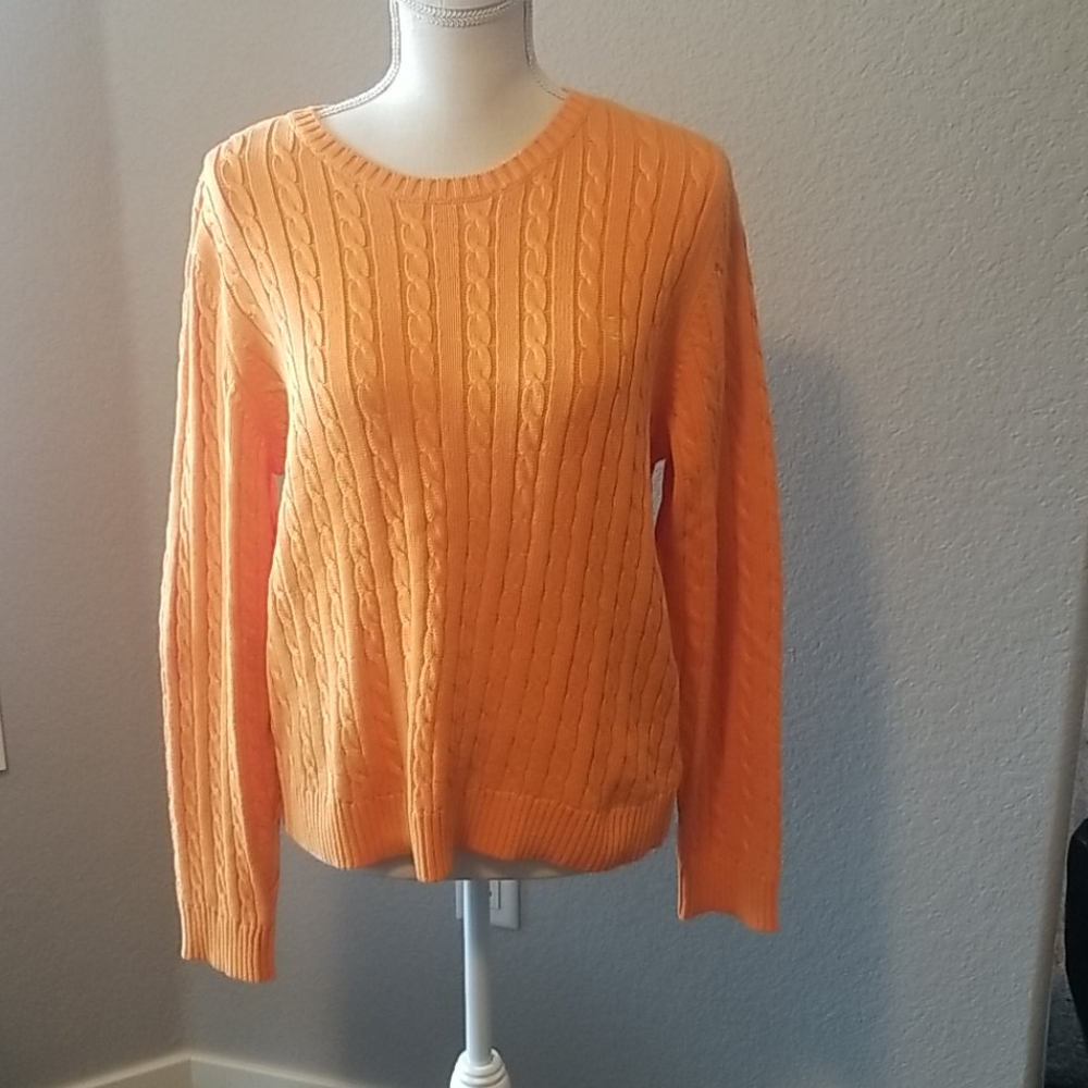 Orange Lauren sweater!